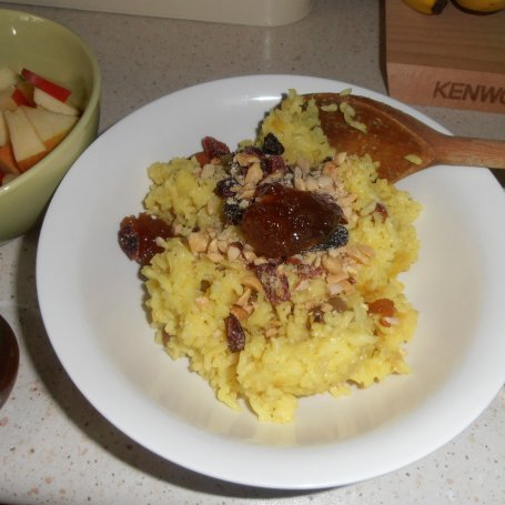 Krok 3 - Owocowo-bakaliowe risotto foto