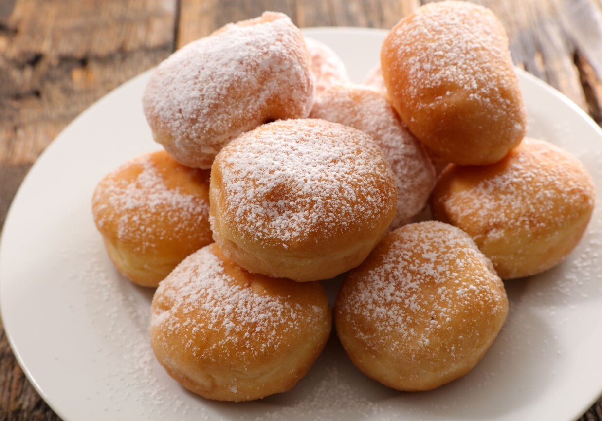Pączki z piekarnika foto