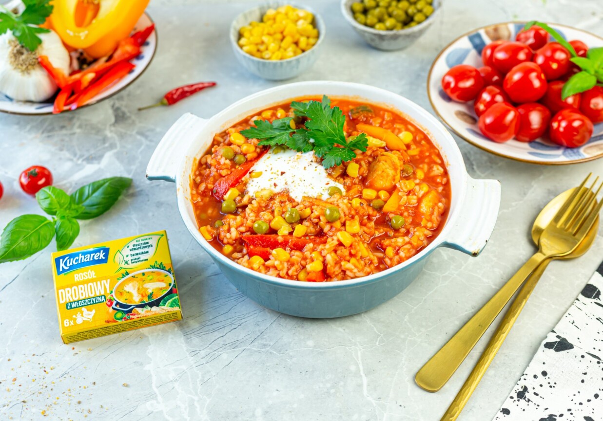 Paella z kurczakiem czyli hiszpańska doskonałość foto