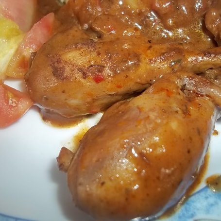 Krok 6 - Pałki z kurczaka w pikantnym sosie foto