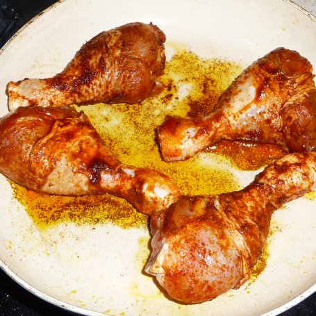 Krok 3 - Pałki z kurczaka w sosie curry foto