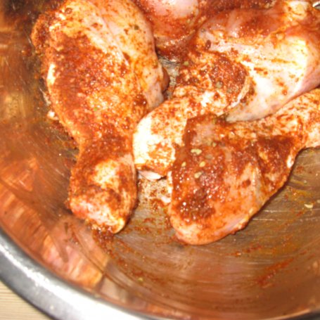 Krok 2 - Pałki z kurczaka z miodem i przyprawami foto