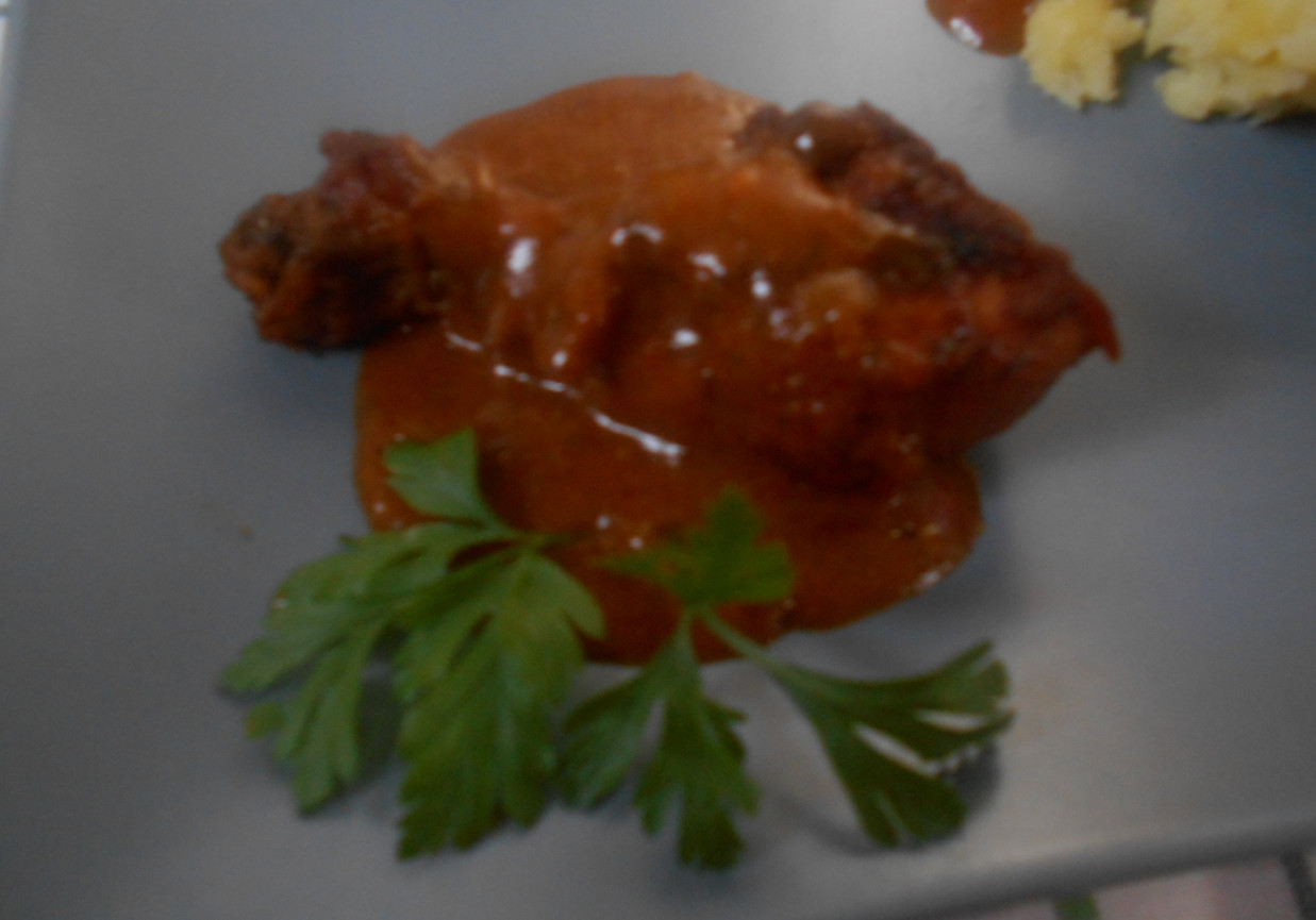 Pałki z kurczaka z sosem foto