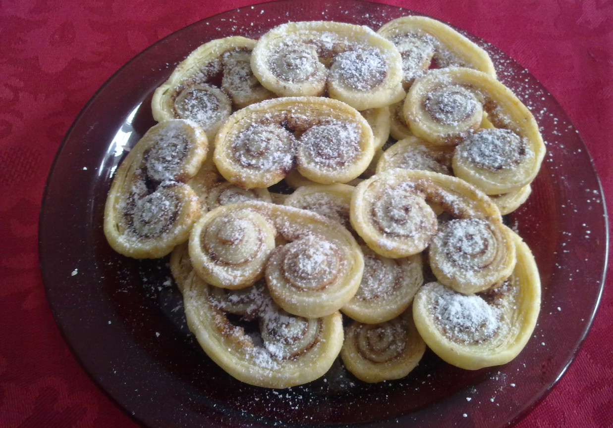 Palmiery - czyli francuskie ciasteczka cynamonowe foto