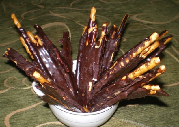 Fotografia przedstawiająca Paluszki w czekoladzie