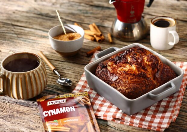 Fotografia przedstawiająca Pancakes a'la cynamonki z air fryera