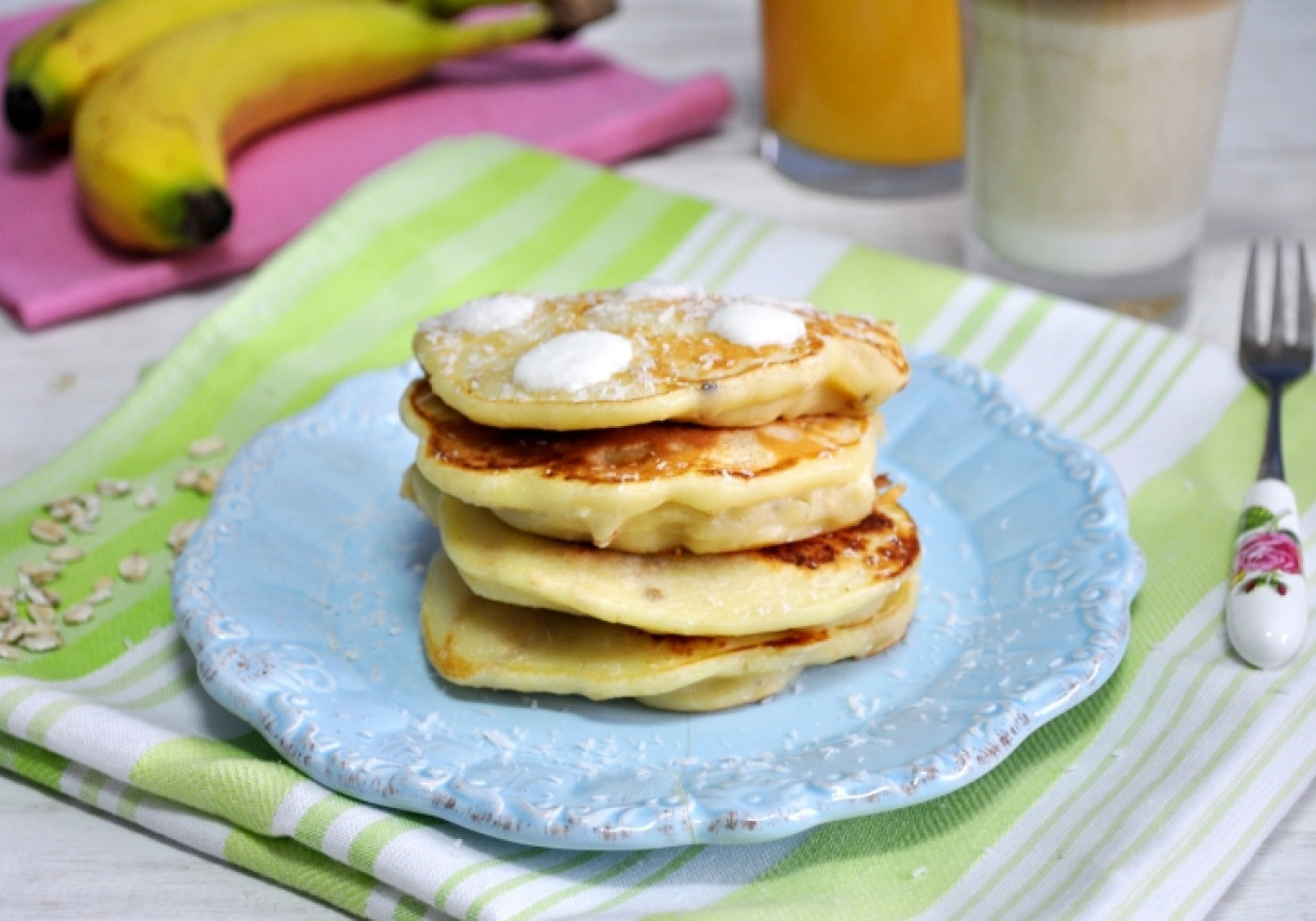 Pancakes bananowo-kokosowe foto