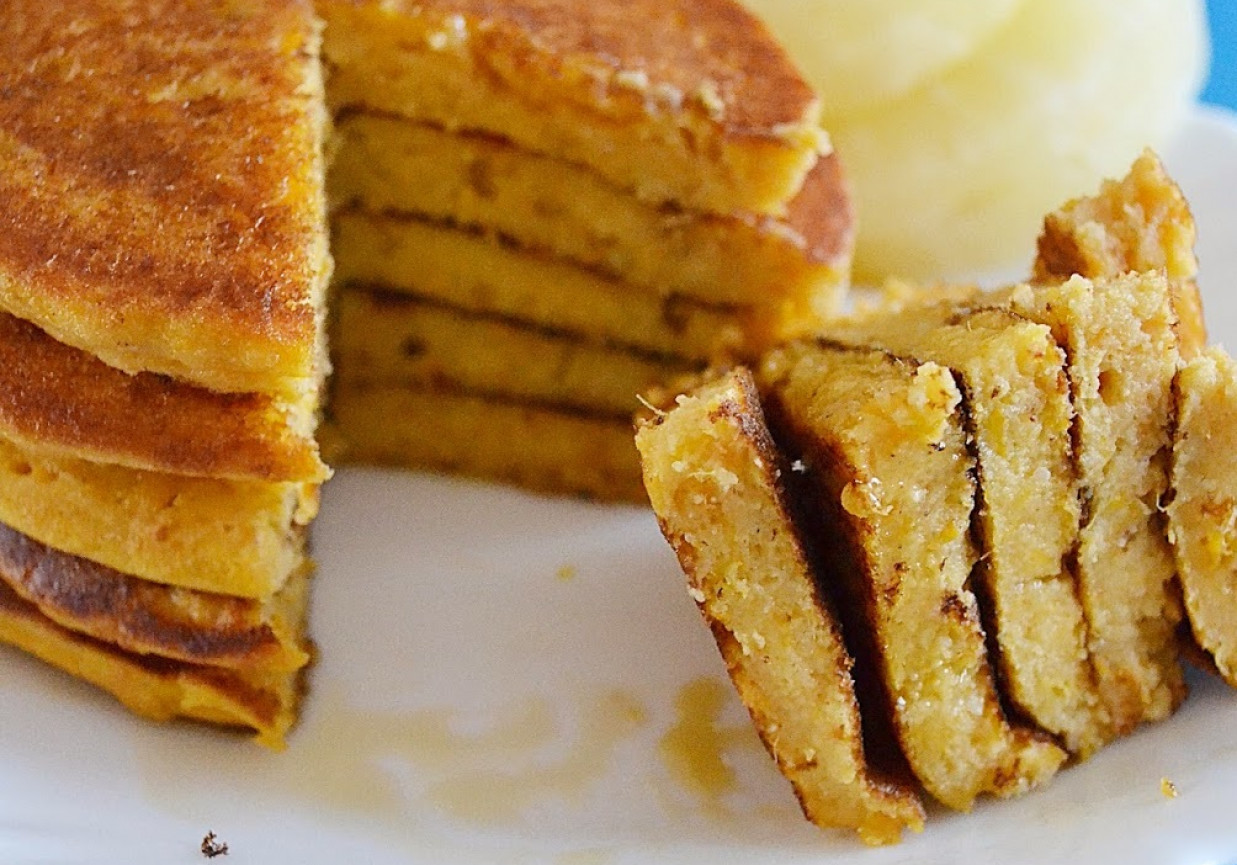 Pancakes z batatem czyli placki ze słodkiego ziemniaka (bezglutenowe) foto