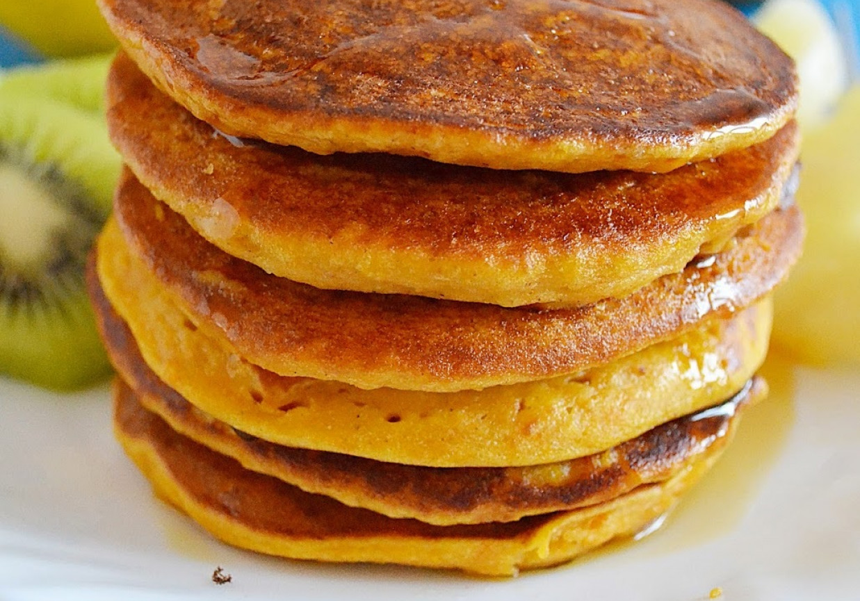 Pancakes z batatem czyli placki ze słodkiego ziemniaka (bezglutenowe) foto