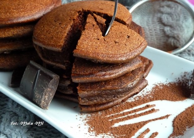Fotografia przedstawiająca Pancakes z chili "dwie czekolady"