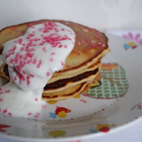 Krok 5 - Pancakes z jabłkami i cynamonem foto