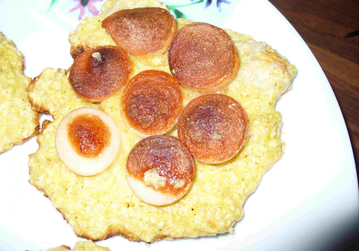 Panierkowe kotleciki z parówką foto