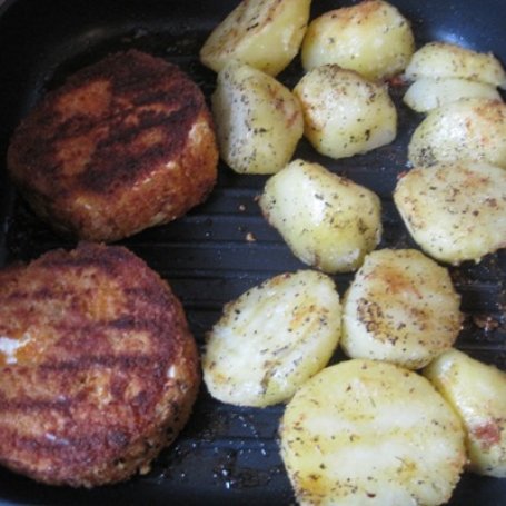 Krok 3 - Panierowany camembert z kartoflami foto