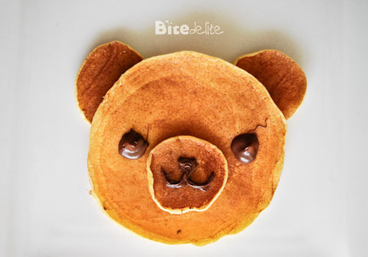 Pankejk Miś (pancakes - amerykańskie placuszki) foto