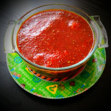 Krok 9 - Papryka faszerowana kaszą gryczaną i warzywami z pomidorową karkówką foto