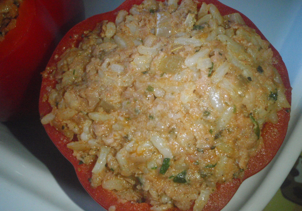 Papryka faszerowana mięsem foto