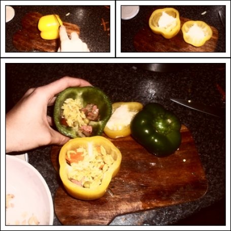 Krok 3 - Papryka faszerowana ryżem curry foto