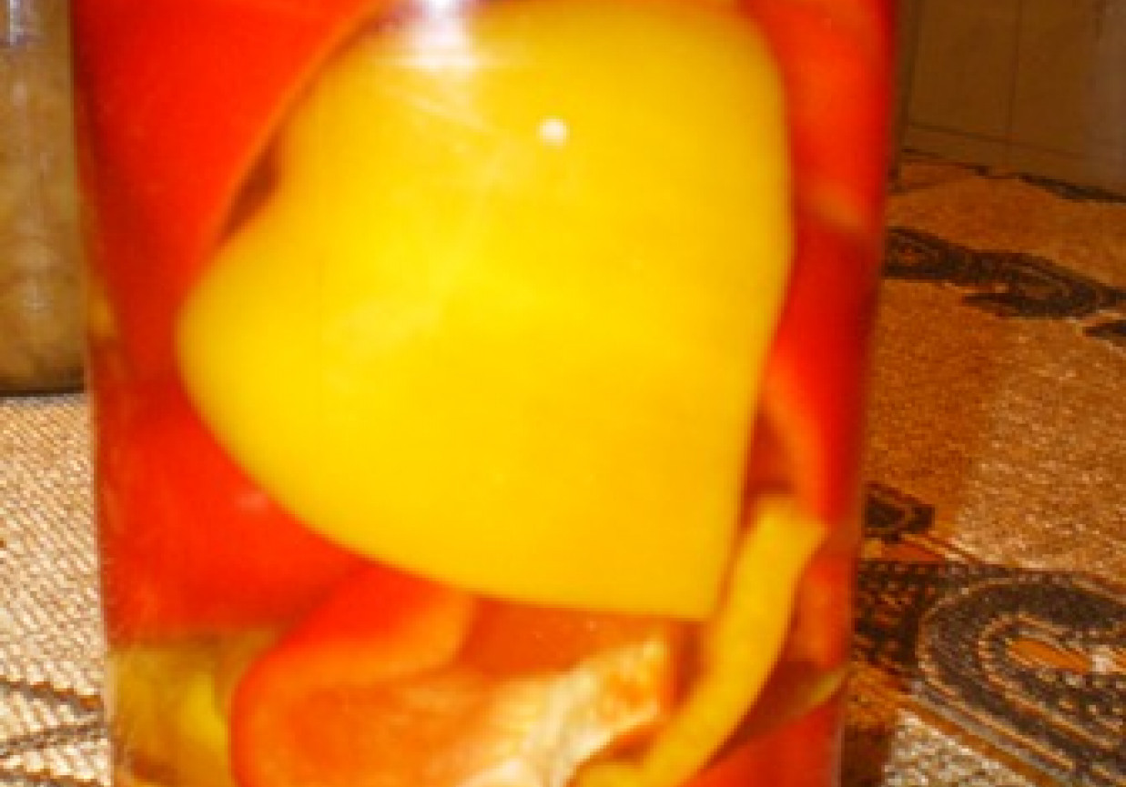 Papryka konserwowa z miodem foto