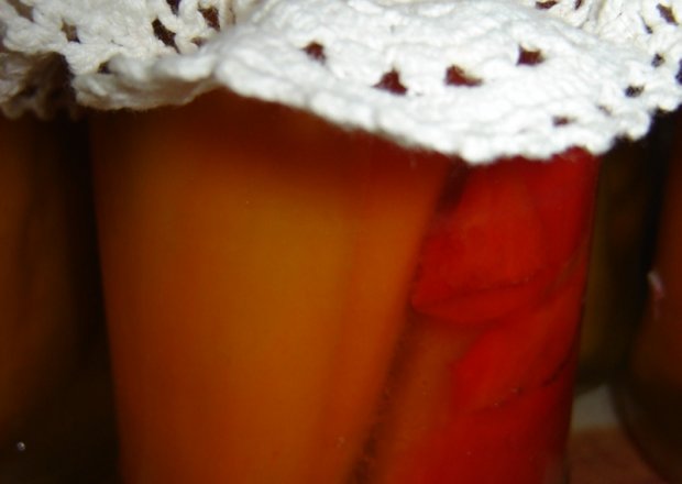 Fotografia przedstawiająca Papryka z miodem ( do słoików na zimę)