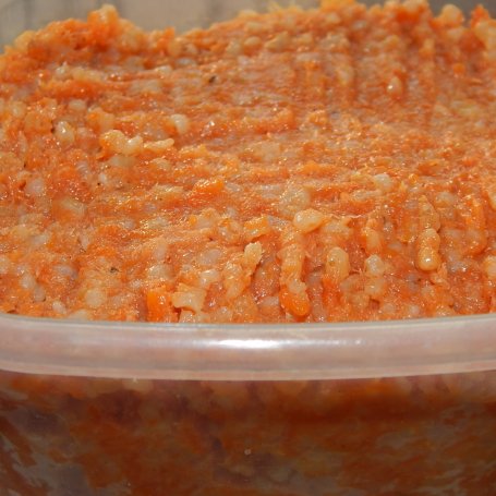 Krok 10 - Paprykarz jęczmienny z dorszem i marchewką foto