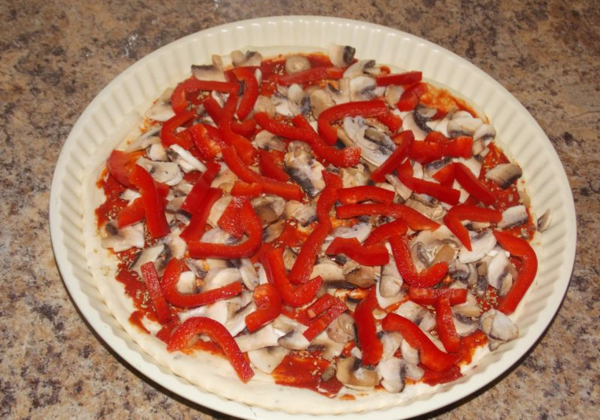 Paprykowa pizza foto