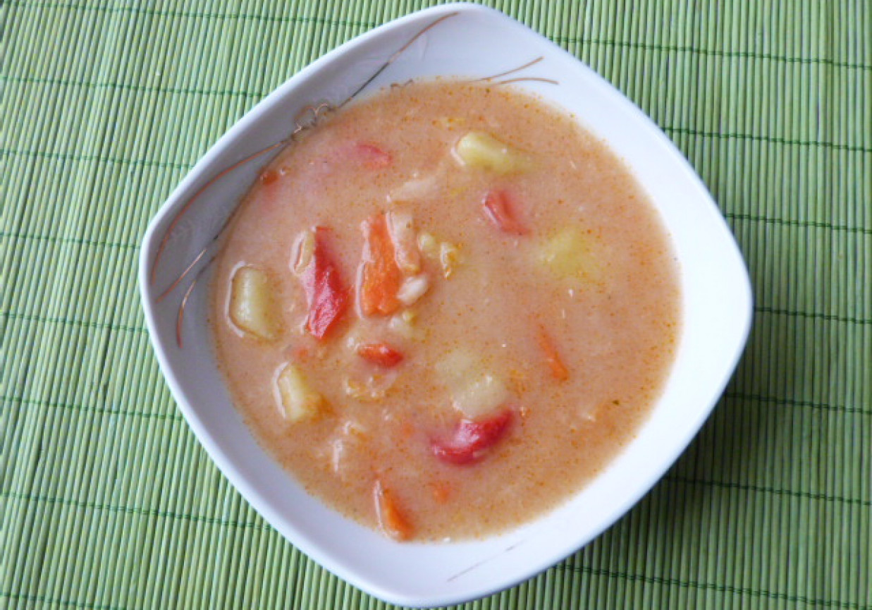 Paprykowa zupa foto