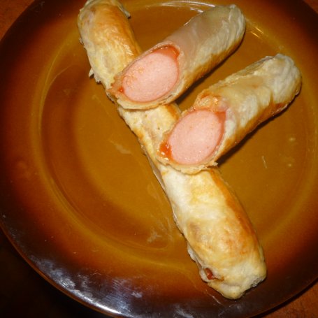 Krok 4 - Parówki w cieście francuskim foto