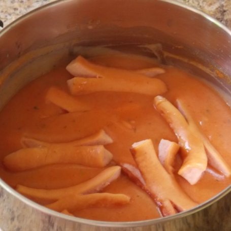Krok 6 - Parówki w sosie pomidorowym foto