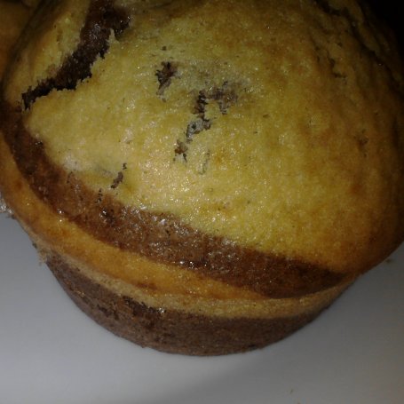 Krok 4 - Pasiaste muffiny z konfiturą foto