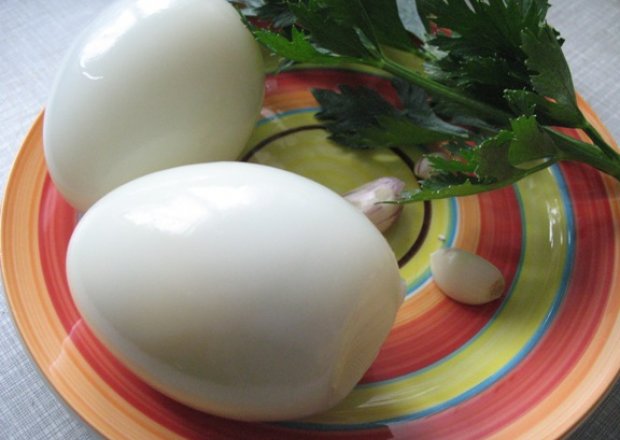 Fotografia przedstawiająca Pasta jajeczna z gęsich jaj