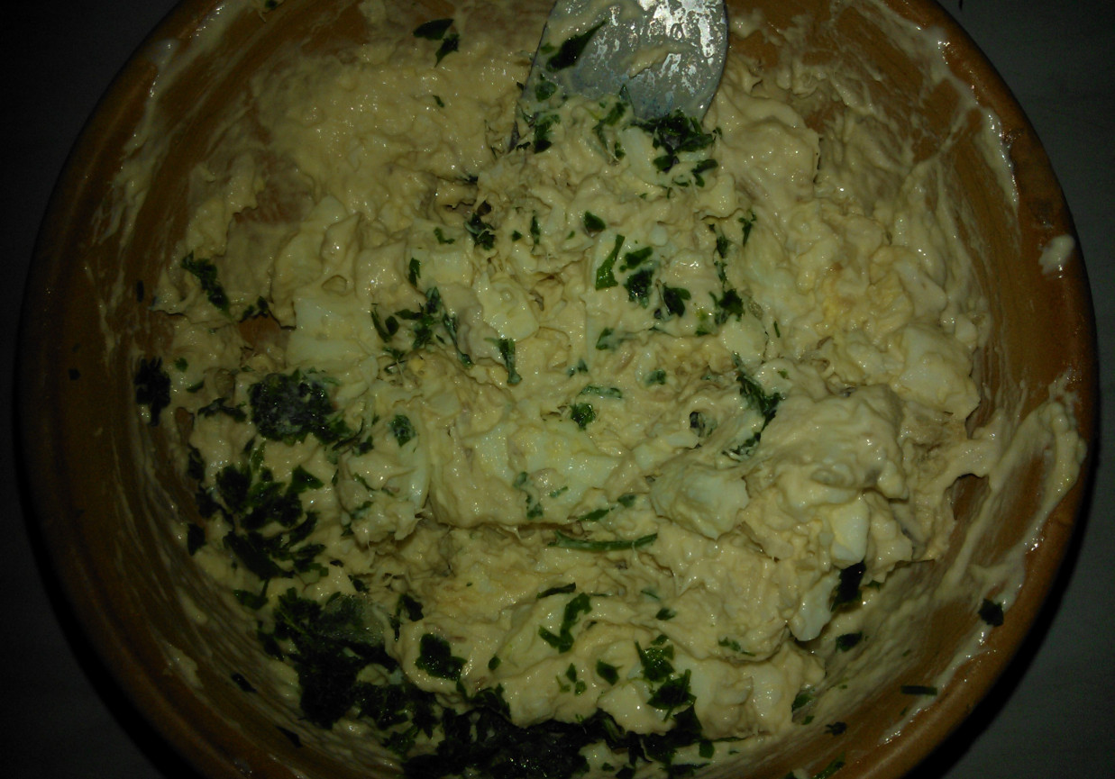 Pasta jajeczna z makrelą i natką DoradcaSmaku.pl