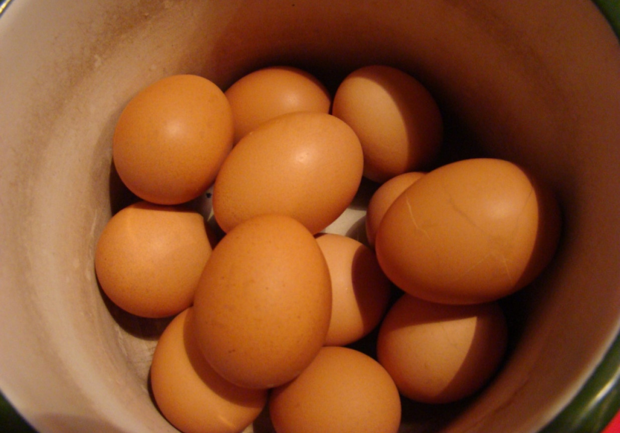 Pasta jajeczna z oliwkami foto