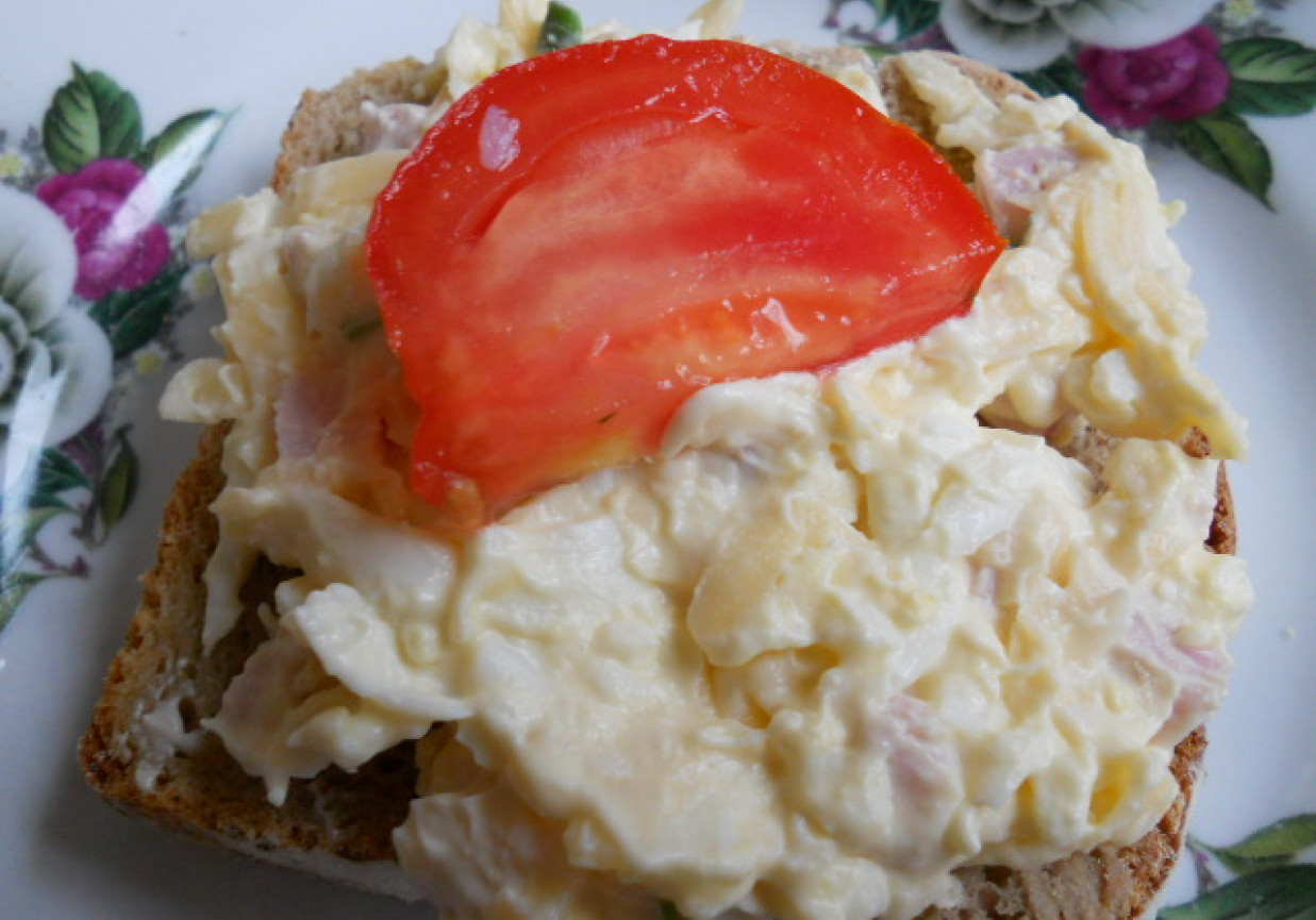 Pasta jajeczna z szynką DoradcaSmaku.pl