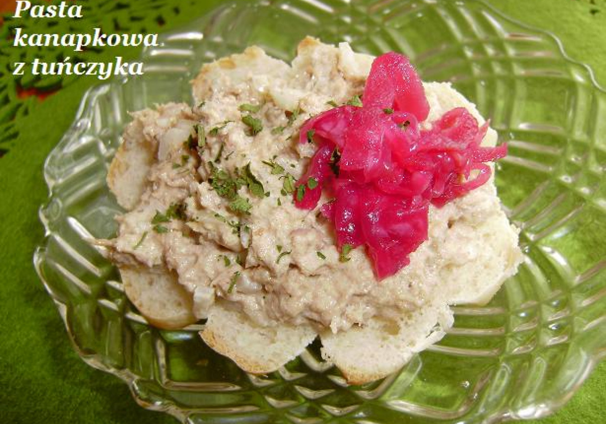 Pasta kanapkowa z tuńczykiem foto