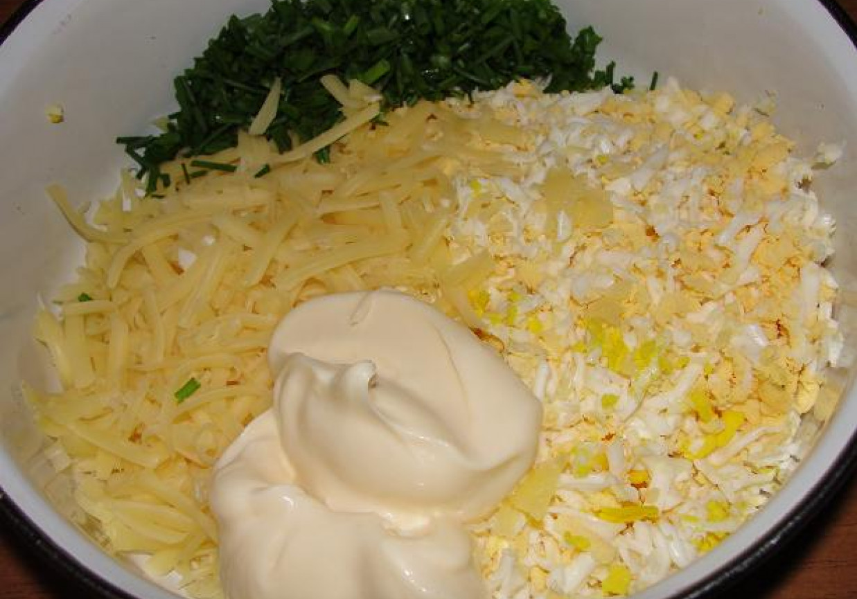 Pasta serowo jajeczna foto