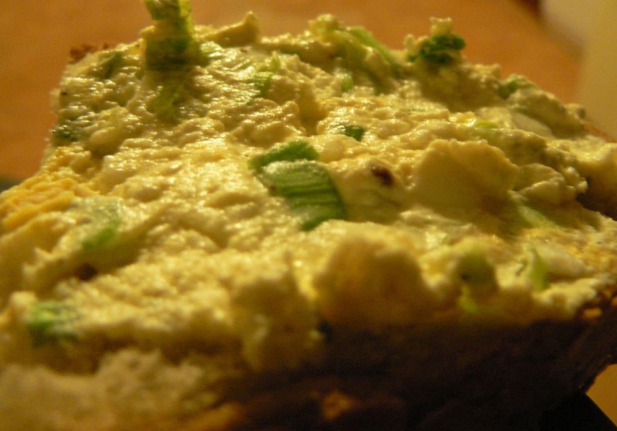 Pasta serowo-porowa do kanapek foto