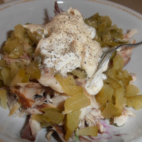 Krok 4 - Pasta w wędzonej ryby foto