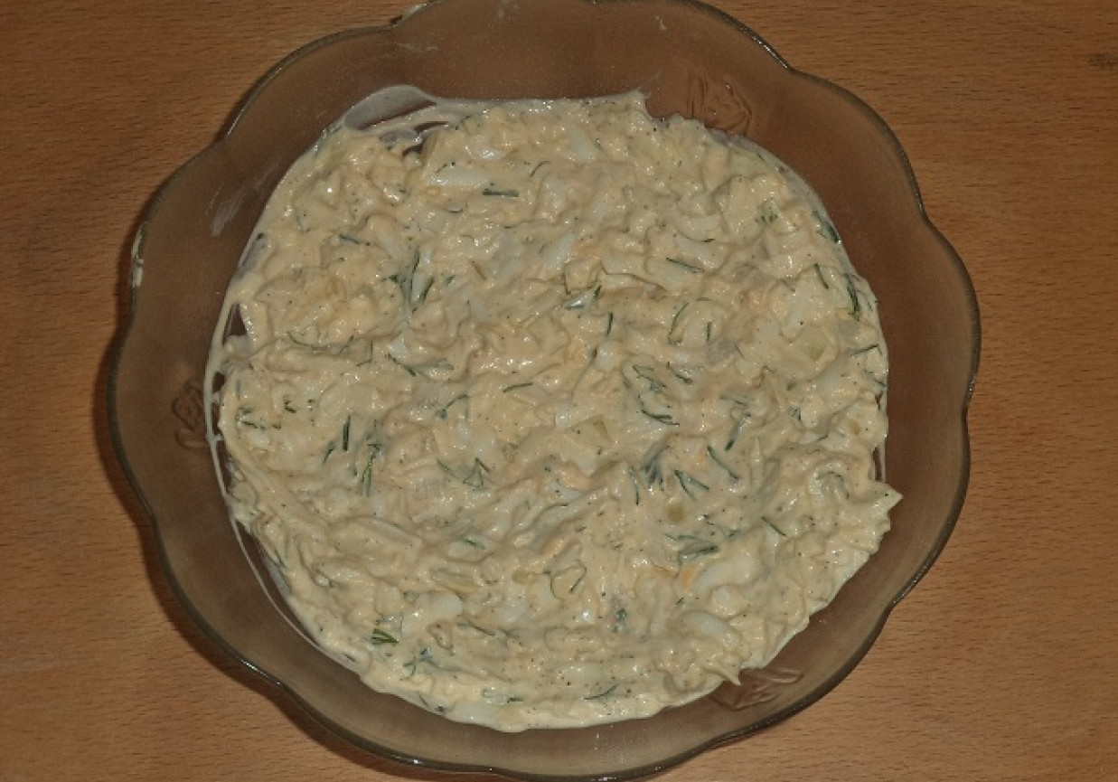 Pasta z jajkek foto