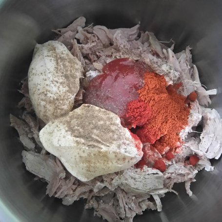Krok 6 - Pasta z kaczki i indyka foto
