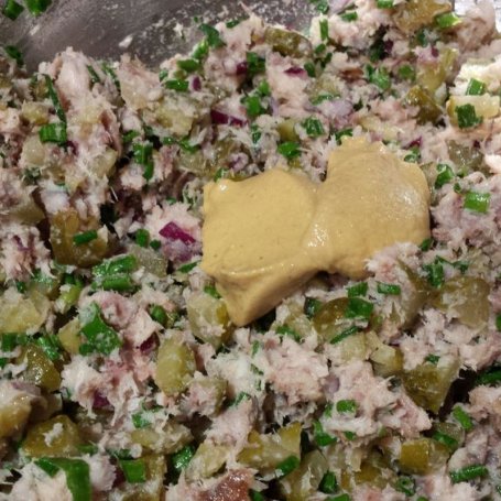 Krok 4 - Pasta z makreli i śledzia foto