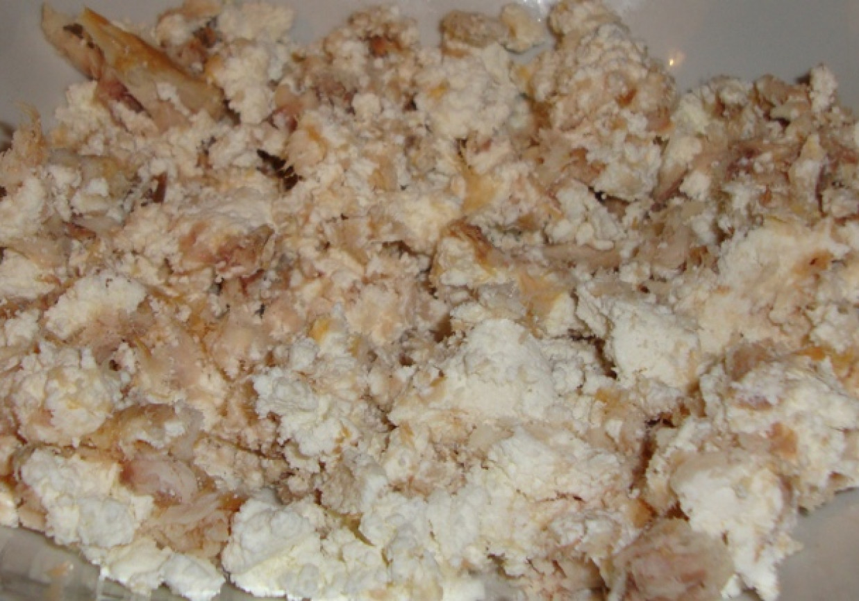 Pasta z wędzonej makreli z twarogiem foto