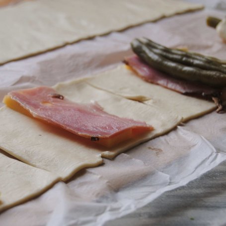 Krok 1 - Paszteciki z fasolką szparagową foto