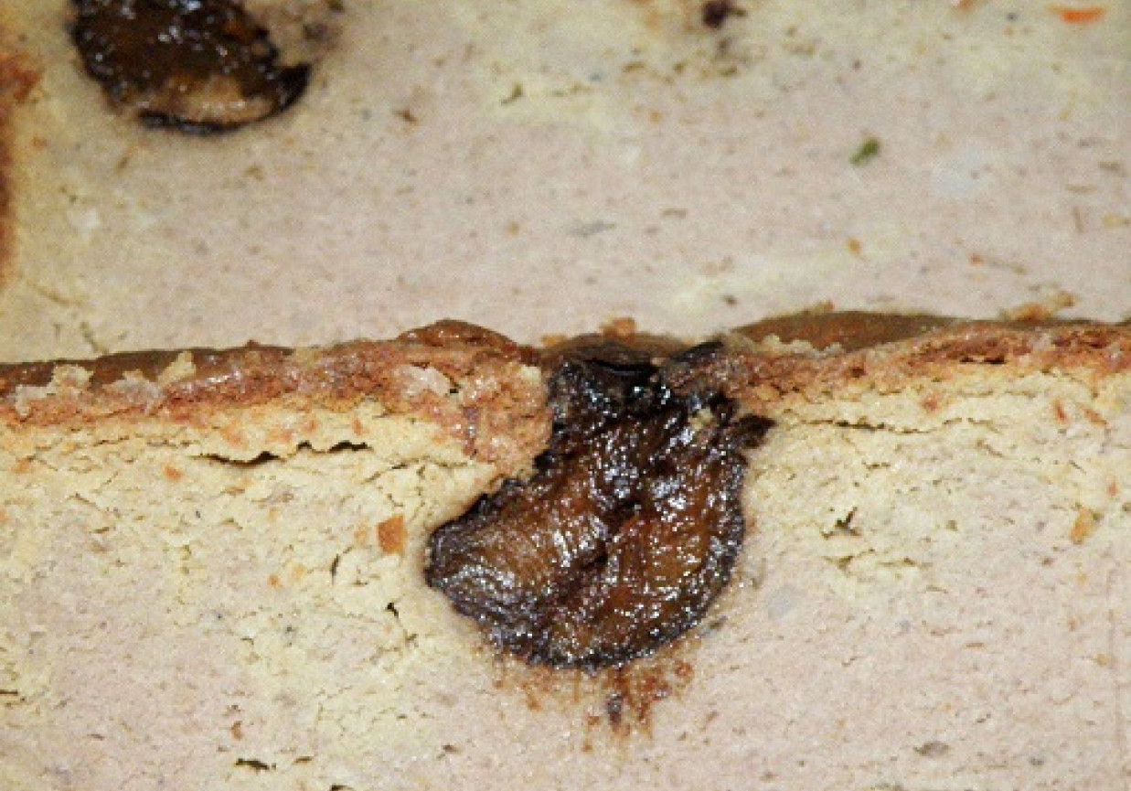 Pasztet wieprzowy ze śliwkami - pieczony foto