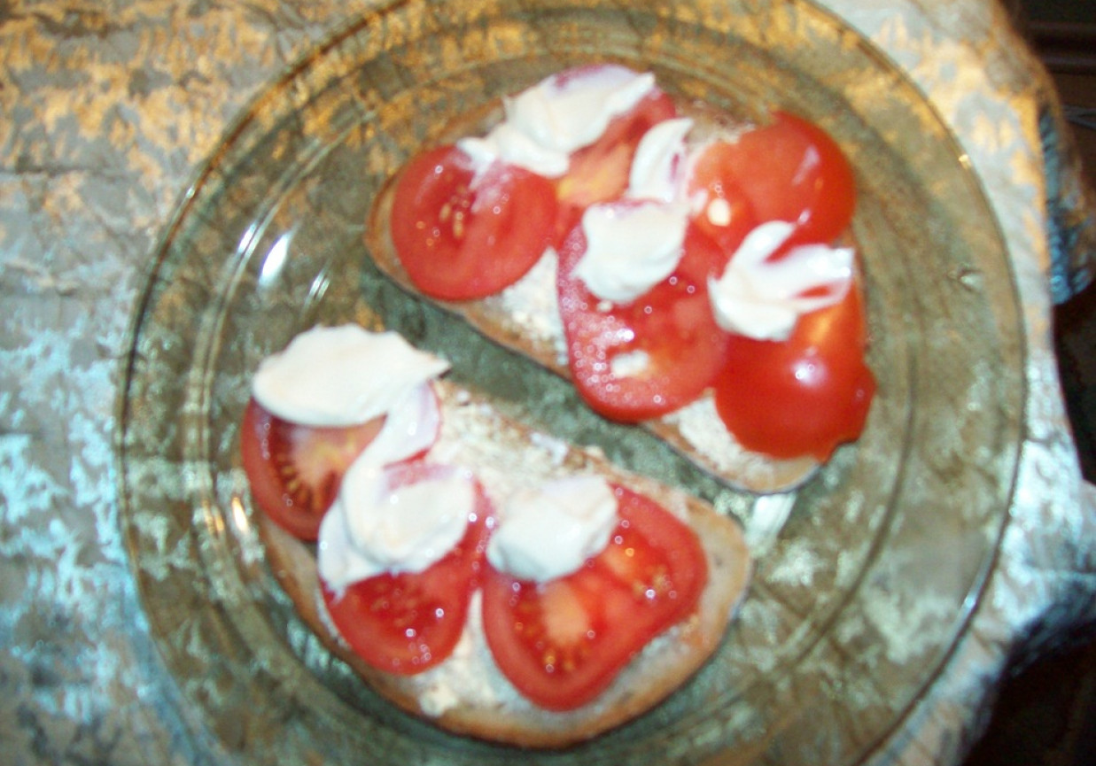Patriotyczne kanapki foto