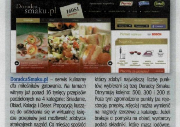 PC Format chwali DoradcaSmaku.pl foto