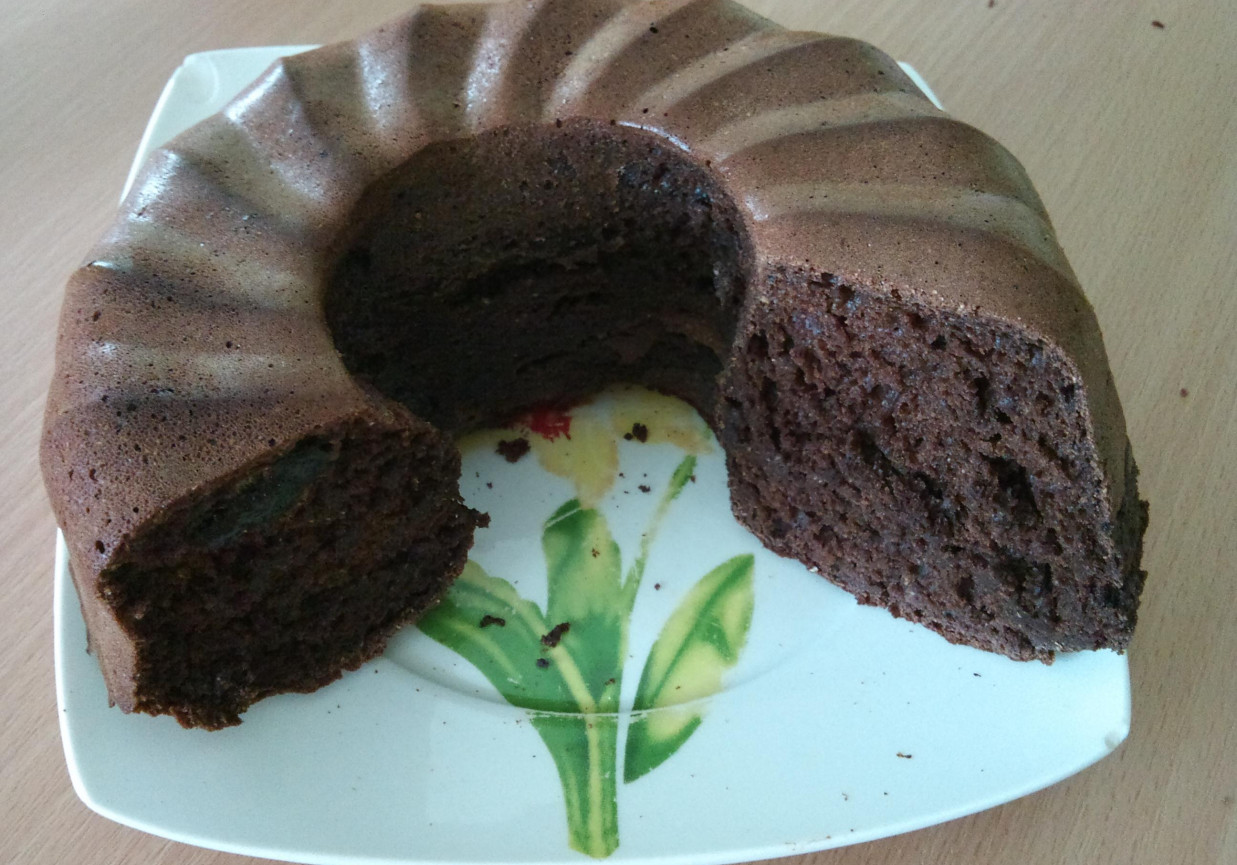Pełnoziarniste ciasto czekoladowe foto