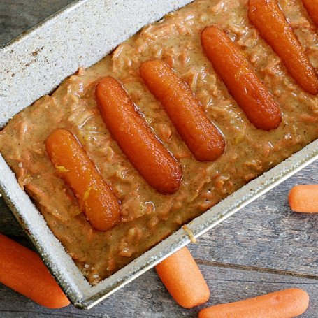 Krok 2 - Pełnoziarniste ciasto marchewkowo pomarańczowe foto
