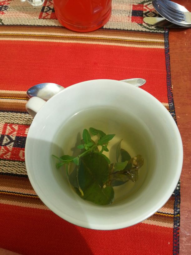 Peru - kulinarne przysmaki - herbata z 