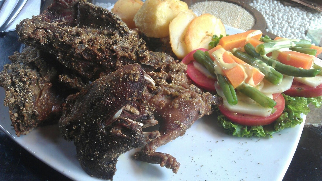 Peru-kulinarne przysmaki - smażona świnka morska