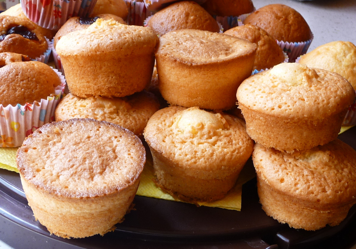 Piaskowe muffinki foto